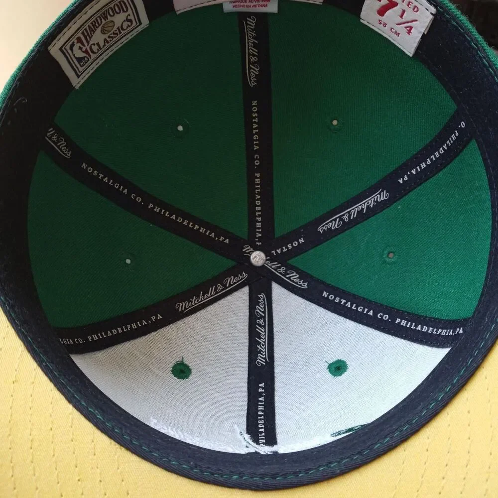 Seattle Supersonics Green Original Logo Mitchell & Ness 7 1/4 Cap Hat